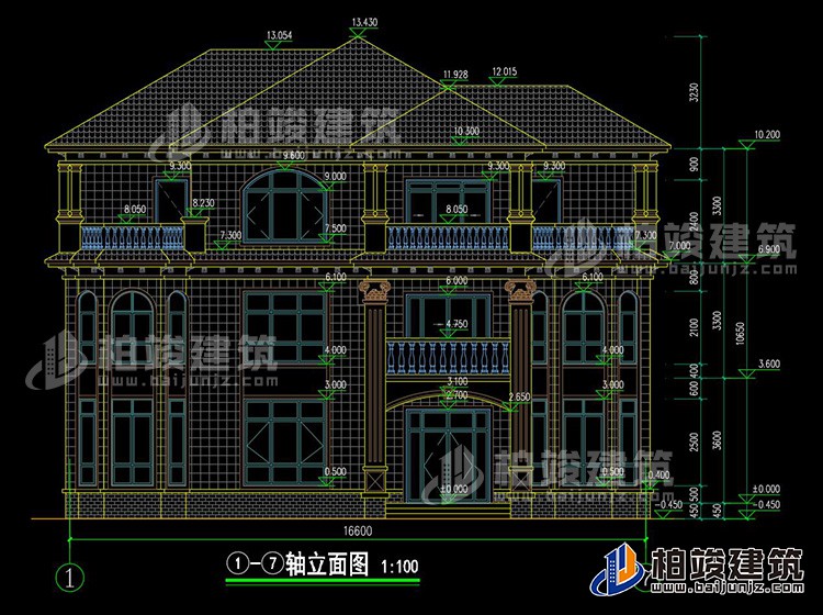 正立面图